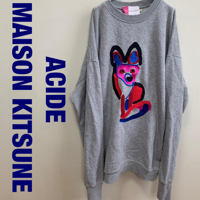 MAISON KITSUNE ACIDE スウェット トレーナー　サイズxs