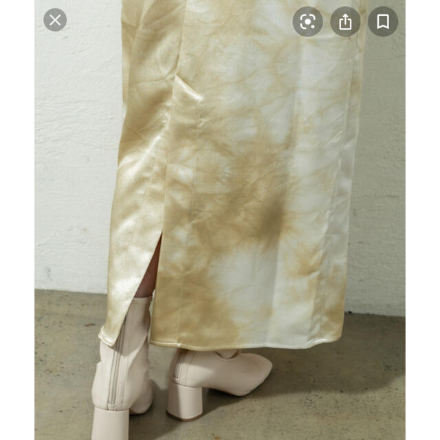 mystic(ミスティック)のタイダイサテンロングスカート レディースのスカート(ロングスカート)の商品写真