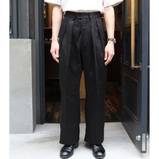 コモリ(COMOLI)のサトウさま専用　NEAT 20AW TURPAN SATIN WIDE(スラックス)