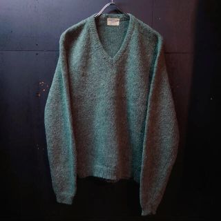 60s mohair モヘア　V-Neck “Brent” カートコバーン(カーディガン)