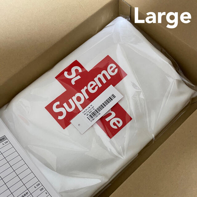 Supreme(シュプリーム)の【L】Supreme Cross Box Logo Tee メンズのトップス(Tシャツ/カットソー(半袖/袖なし))の商品写真