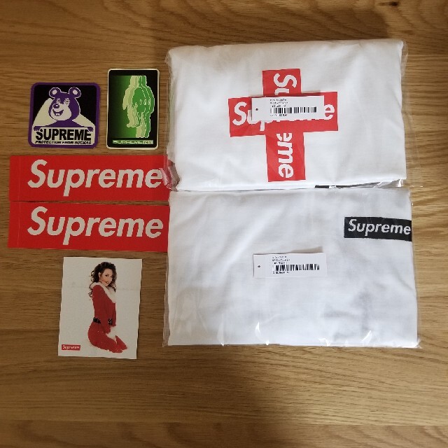 Supreme cross box tee no more shit tee