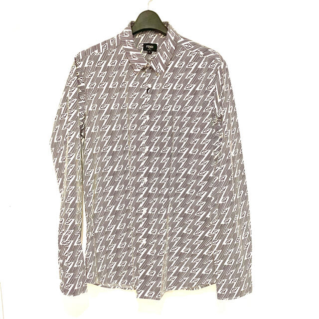 新品 未使用 FENDI シャツ ロゴ 長袖 フェンディ www.anac-mali.org