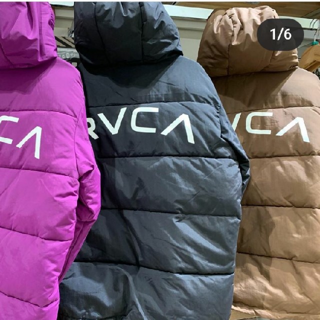 RVCA　ダウンジャケット　2020　最新　M | フリマアプリ ラクマ