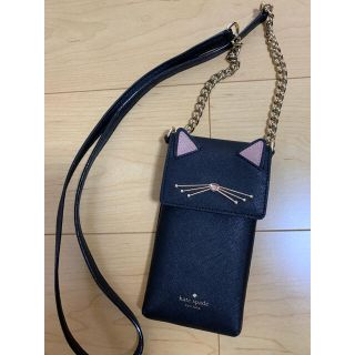 ケイトスペードニューヨーク(kate spade new york)の★さくらんてす様専用★ケイトスペード キャット iPhoneケース バック(モバイルケース/カバー)