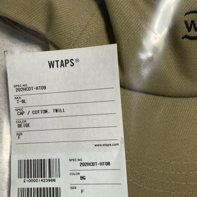 WTAPS T-6L / CAP / COTTON. TWILL cap 1