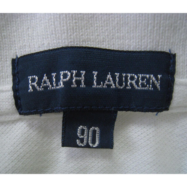 Ralph Lauren(ラルフローレン)のラルフローレン　白の半袖ワンピース90 キッズ/ベビー/マタニティのキッズ服女の子用(90cm~)(ワンピース)の商品写真