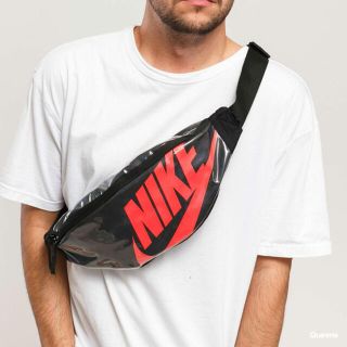 ナイキ(NIKE)のNIKE ナイキ ヘリテージ MTRL ヒップ パック ブラック(ボディーバッグ)