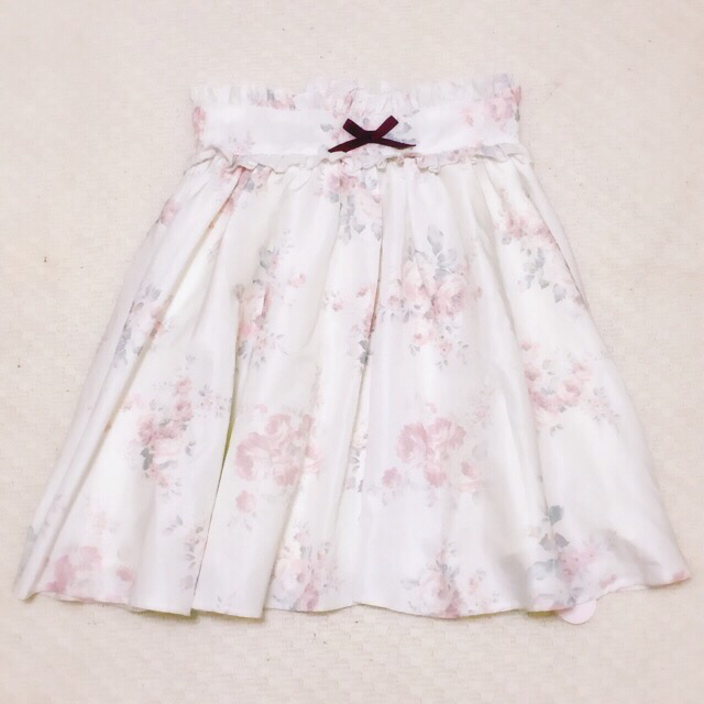 アンクルージュスカート花柄　ピンク　サイズM - 4