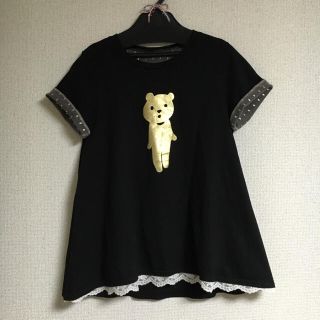 フランシュリッペ(franche lippee)のリッペ☆美品Tシャツ黒(Tシャツ(半袖/袖なし))