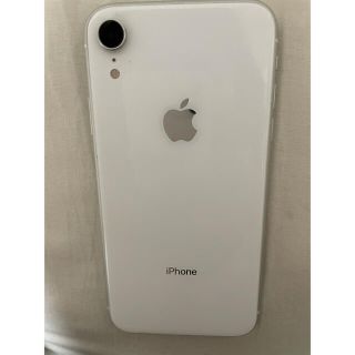 アイフォーン(iPhone)のiPhoneXR本体　128G ホワイト(スマートフォン本体)