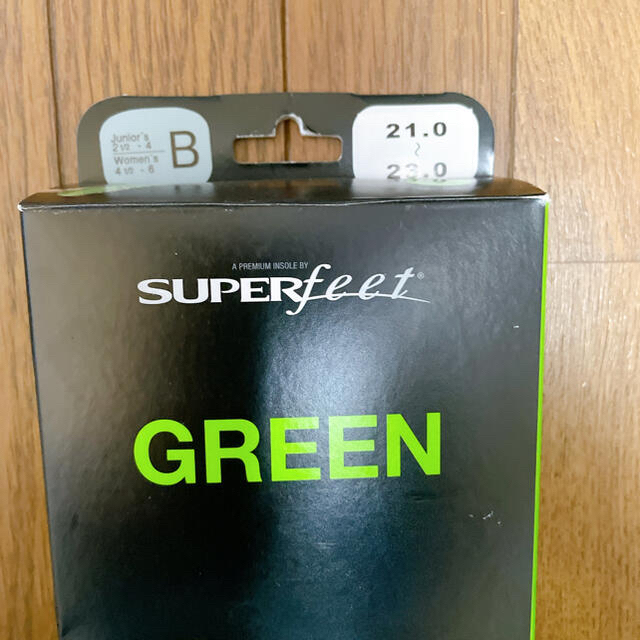SUPERFEET GREEN スーパーフィート グリーン　B:21〜23cm