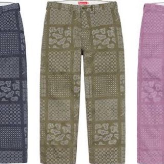 シュプリーム(Supreme)のsupreme  paisley chino(チノパン)