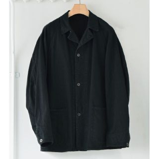 コモリ(COMOLI)のCOMOLI  デニムワークジャケット 21SS　新品タグ付き ２ ブラック(Gジャン/デニムジャケット)