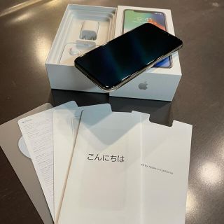 エヌティティドコモ(NTTdocomo)のiPhoneX 64GB シルバー(スマートフォン本体)