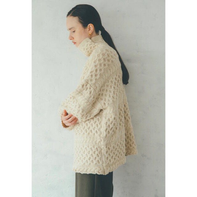 ニット/セーターhella cable knit pullover