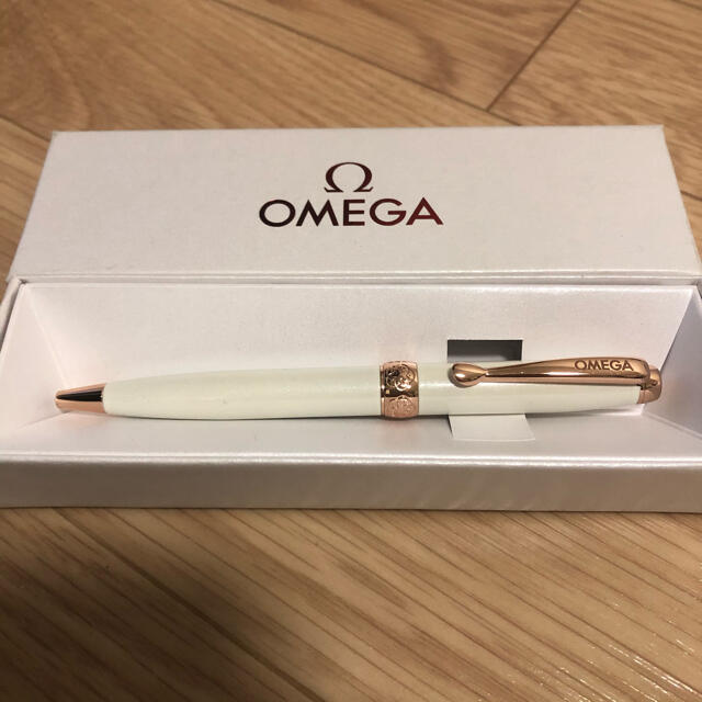 オメガ ボールペン OMEGA 筆記用具 文房具 ブラック 非売品 黒 ペン