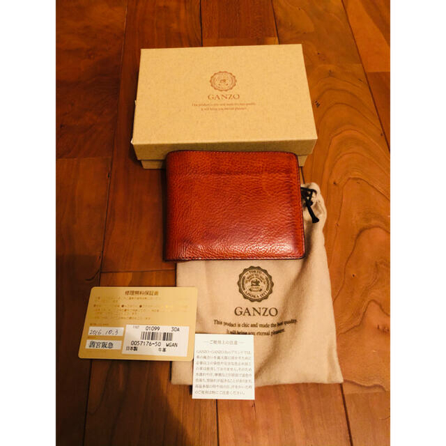 GANZO(ガンゾ)のガンゾ　GANZO  ミネルバ　財布 メンズのファッション小物(折り財布)の商品写真