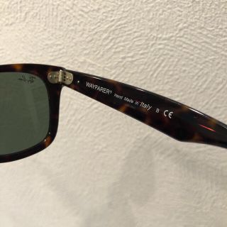 Ray-Ban - レイバン handmade italy wayfarer ウェイファーラーの