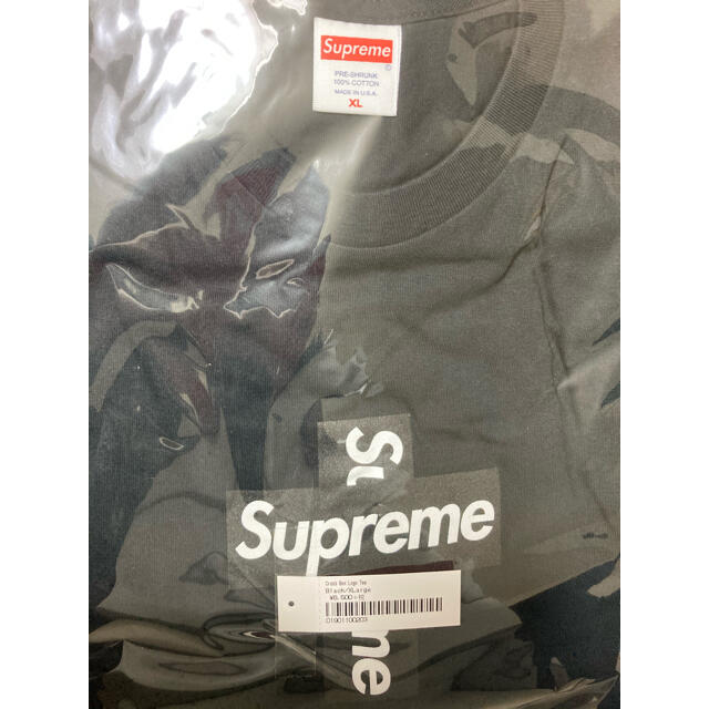 Supreme Cross Box Logo Black XL 送料込