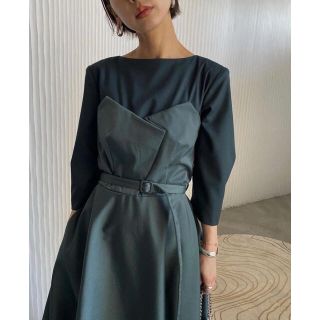 アメリヴィンテージ(Ameri VINTAGE)のameri vintage/DEFORMATION LADY DRESS(ロングドレス)