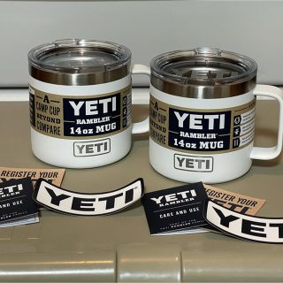 スノーピーク(Snow Peak)の【新品】YETI RAMBLBR 14oz マグ / ホワイト2個セット(食器)