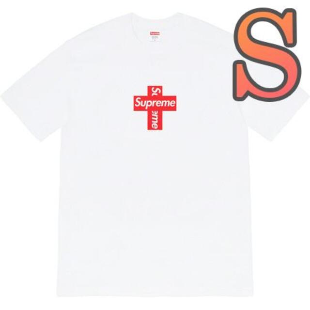 即納 S Supreme Cross Box Logo Tee 20fw