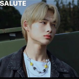 ENHYPEN ニキ着用 SALUTE サルーテ イエローネックレス kpopの通販|ラクマ