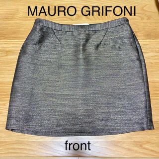 マディソンブルー(MADISONBLUE)の【美品】MAURO GRIFONI / Iライン タイトミニスカート(ミニスカート)