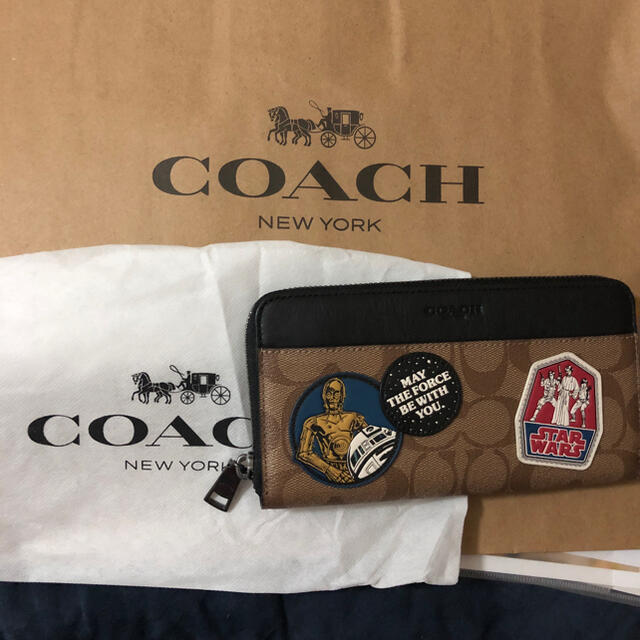 COACH(コーチ)の正規品 新品 COACH STAR WARS コラボ 長財布 スターウォーズ メンズのファッション小物(長財布)の商品写真