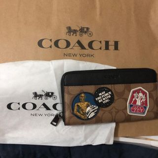 コーチ(COACH)の正規品 新品 COACH STAR WARS コラボ 長財布 スターウォーズ(長財布)