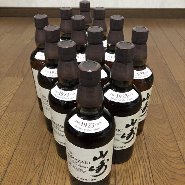 食品/飲料/酒【入手困難】山崎シングルモルト700ml　　12本