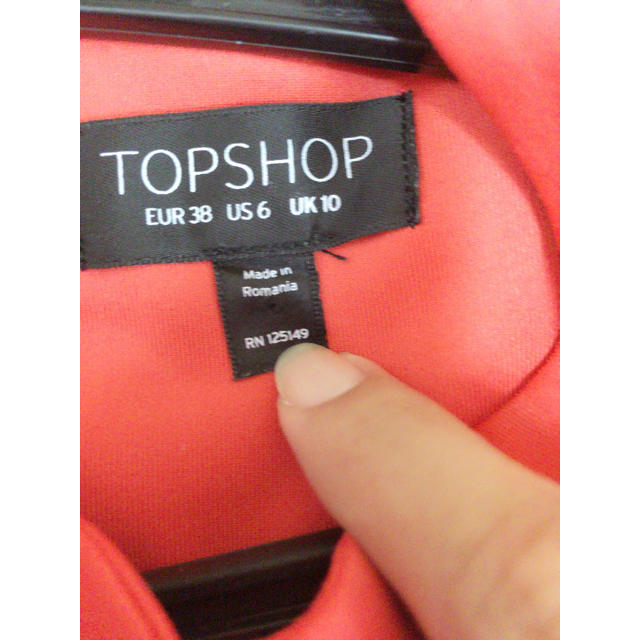 TOPSHOP(トップショップ)の値下げ！TOPSHOPワンピース♡ レディースのワンピース(ひざ丈ワンピース)の商品写真