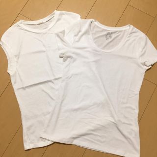 ジーユー(GU)のGU ☆ 白Ｔ&白ノースリーブ(Tシャツ(半袖/袖なし))