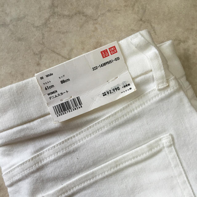 UNIQLO(ユニクロ)のお値下げ！ユニクロ デニムスカート61 レディースのスカート(ひざ丈スカート)の商品写真