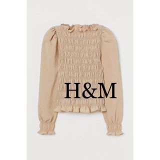 エイチアンドエイチ(H&H)のH&M パフスリーブシャーリングブラウス(シャツ/ブラウス(長袖/七分))