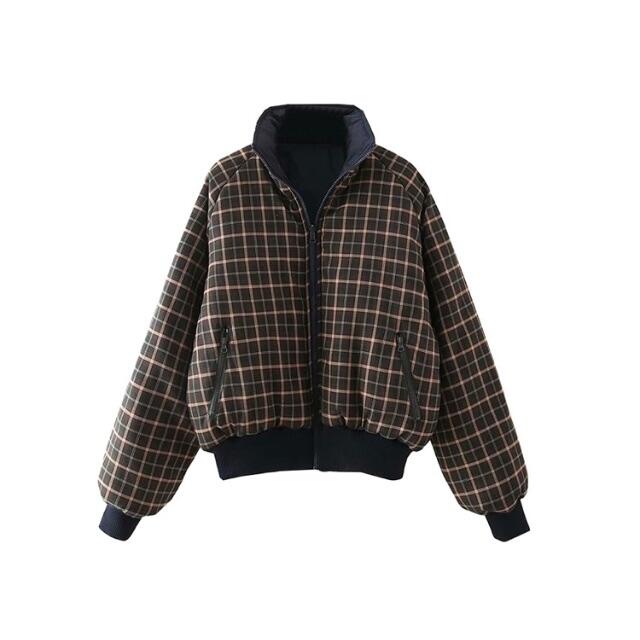 ZARA - ❄️冬新作☃️3160◇リバーシブル チェック柄 ブルゾン ZARA - ❄️冬新作☃️3160◇リバーシブル チェック柄 ブルゾン