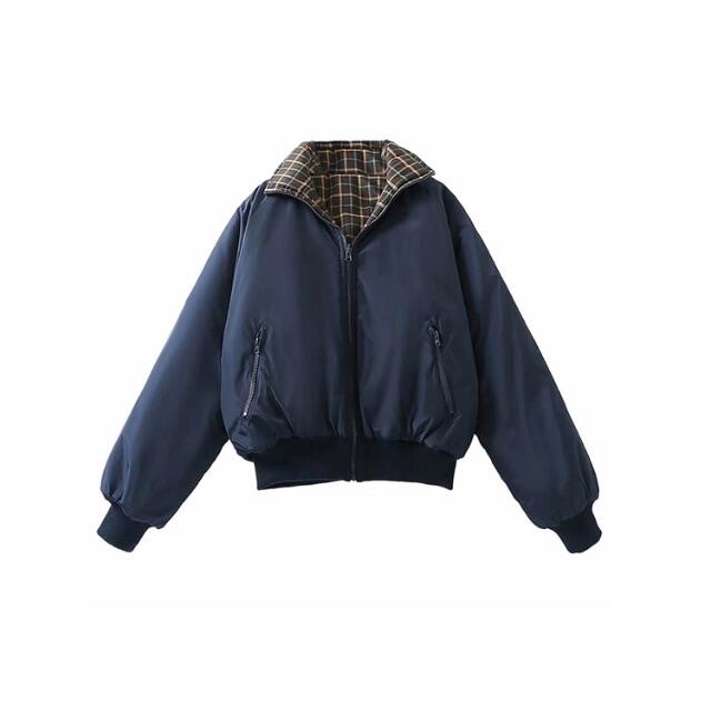 ZARA - ❄️冬新作☃️3160◇リバーシブル チェック柄 ブルゾン ZARA - ❄️冬新作☃️3160◇リバーシブル チェック柄 ブルゾン