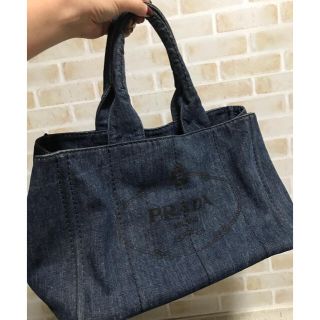 プラダ(PRADA)のPRADA プラダカナパ　デニム(トートバッグ)