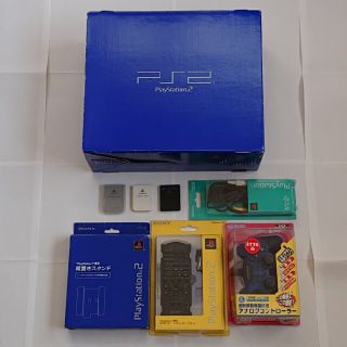 プレイステーション2(PlayStation2)のPS2本体(SCPH-30000)とオプション品のセット(家庭用ゲームソフト)