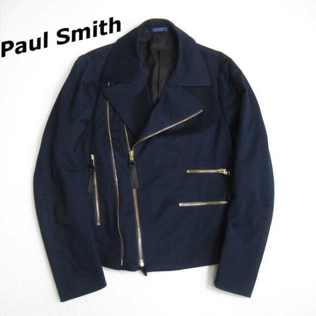 Paul Smith(ポールスミス)の【専用】Paul Smith コットン ライダースジャケット ポールスミス  メンズのジャケット/アウター(ライダースジャケット)の商品写真