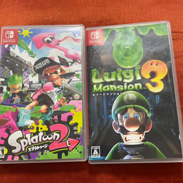 ルイージマンション3 スプラトゥーン2 Switch スイッチ ソフト カセット