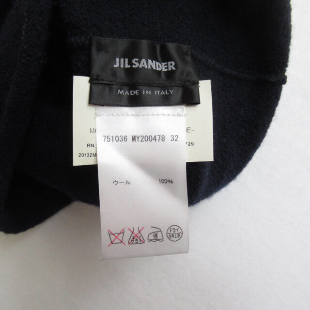 Jil Sander(ジルサンダー)の【専用】 JIL SANDER ウールキャップ イタリア製 ジルサンダー レディースの帽子(ニット帽/ビーニー)の商品写真