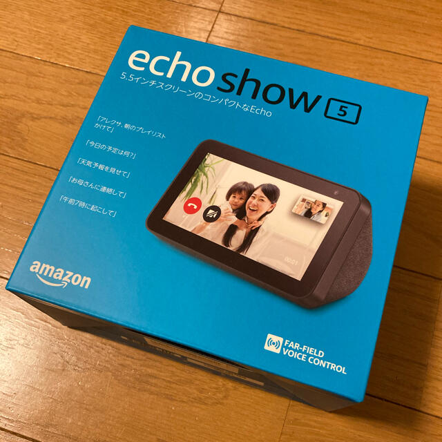 【新品】Echo Show 5 スクリーン付きスマートスピーカー 、チャコール