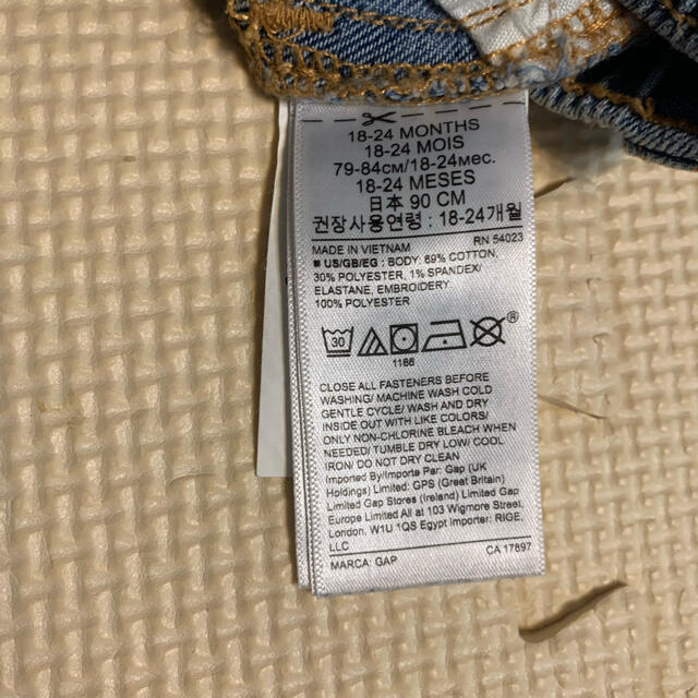 GAP(ギャップ)のGAP デニムズボン キッズ/ベビー/マタニティのキッズ服女の子用(90cm~)(パンツ/スパッツ)の商品写真