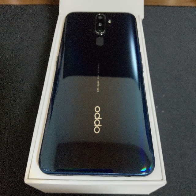 OPPO(オッポ)の中古 OPPO A5 2020 グリーン 本体のみ スマホ/家電/カメラのスマートフォン/携帯電話(スマートフォン本体)の商品写真