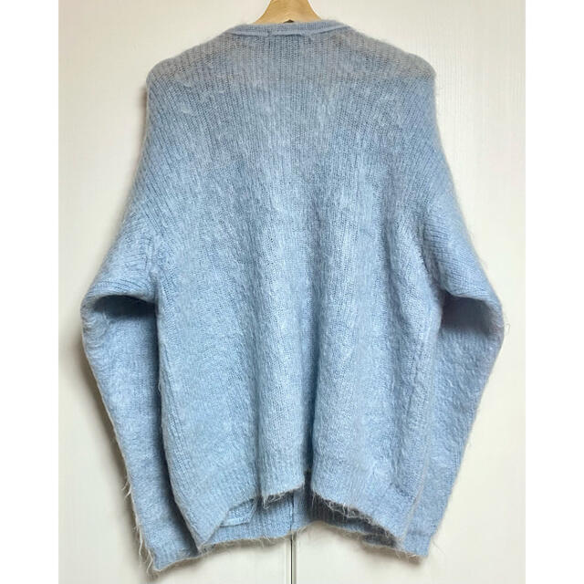 UNUSED Mohair Knit Cardigan(Sax)【値下不可】