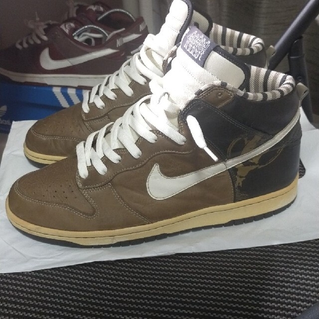 NIKE(ナイキ)のnike dunk high 2008 パンサーズ 交渉あり！ 早い者勝ち メンズの靴/シューズ(スニーカー)の商品写真