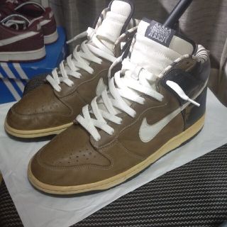 ナイキ(NIKE)のnike dunk high 2008 パンサーズ 交渉あり！ 早い者勝ち(スニーカー)