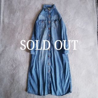 [arthy living] denim one-piece(ロングワンピース/マキシワンピース)